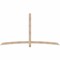 Ekena Millwork Bellingham Smooth Timber Gable Bracket, Douglas Fir, 96"W x 52"H x 3 1/2"D x 3 1/2"F, 13/12 Pitch GBW096X52X0404BEL00SDF - alternate 1